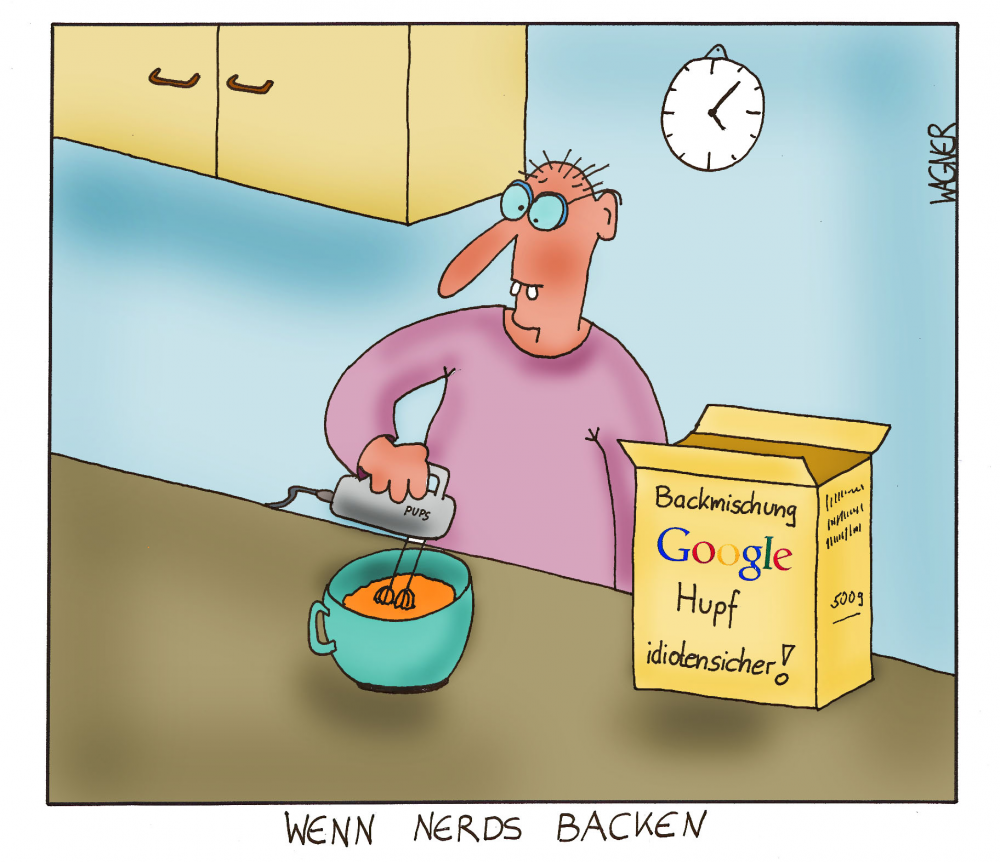 Cartoon: Backen 1
