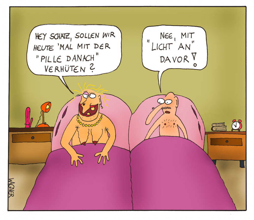 Cartoon: Licht an! 1