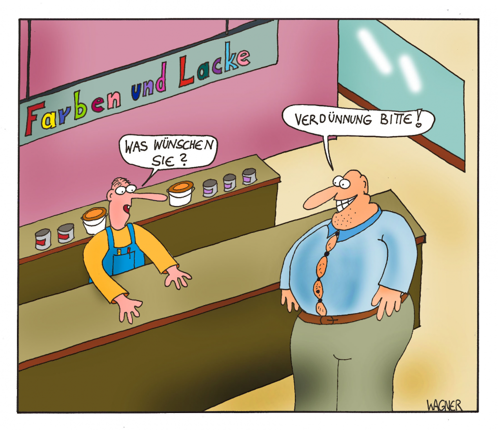 Cartoon: Verdünnung 1