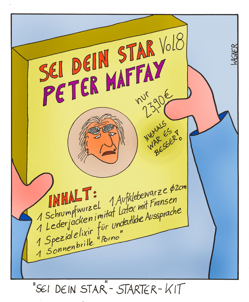 Cartoon: Sei Dein Star 1