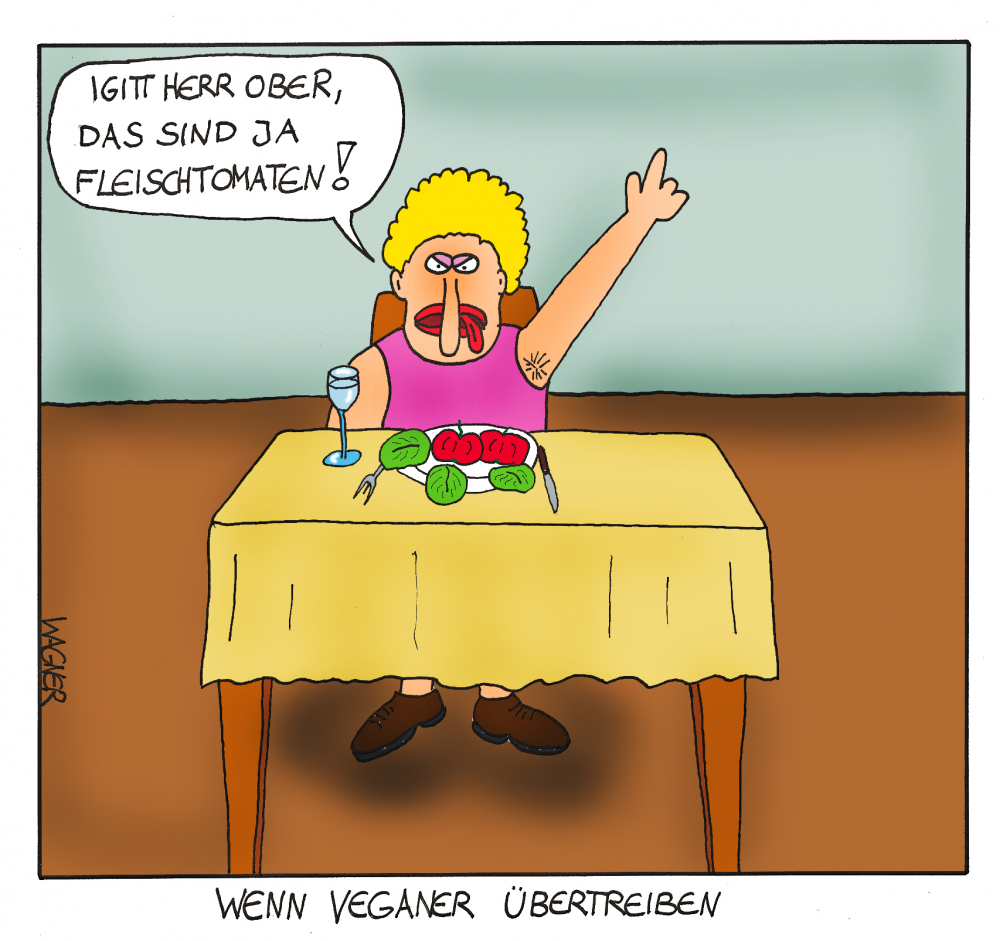 Cartoon: Vegan 1