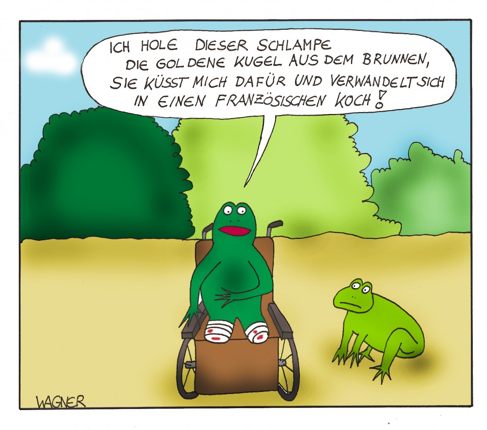 Cartoon: Froschkönig 1