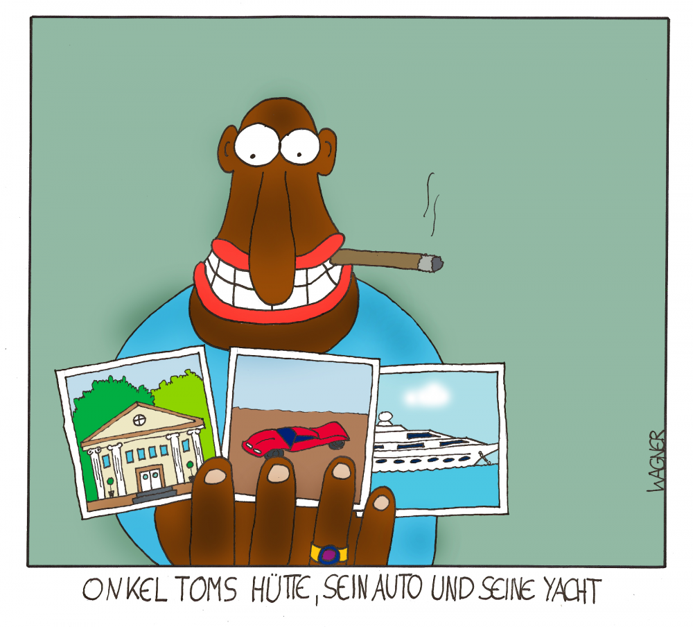 Cartoon: Onkel Toms Hütte 1