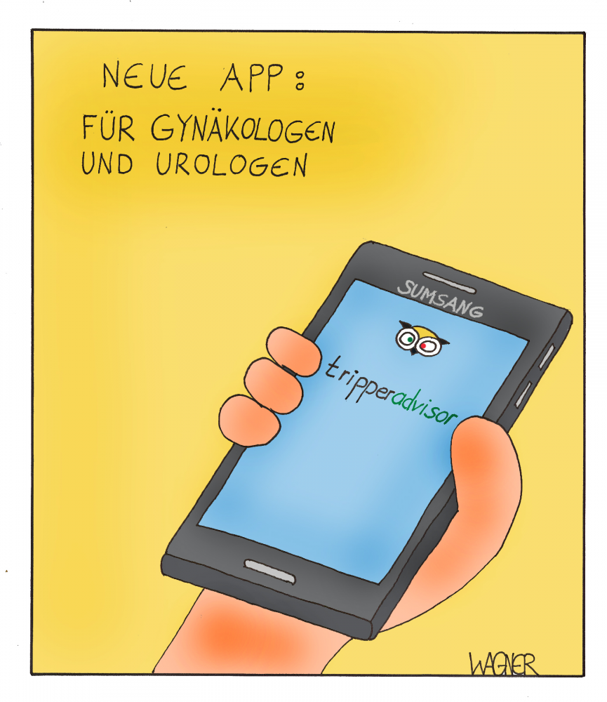 Cartoon: Neue App 1