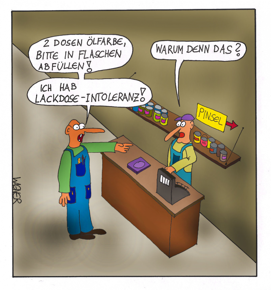 Cartoon: Unverträglickkeit 1