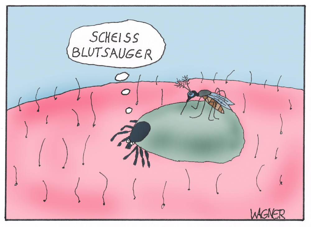 Cartoon: Plagegeister 1