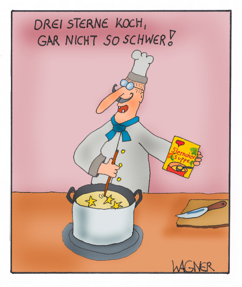 Cartoon: Haute Cuisine 1