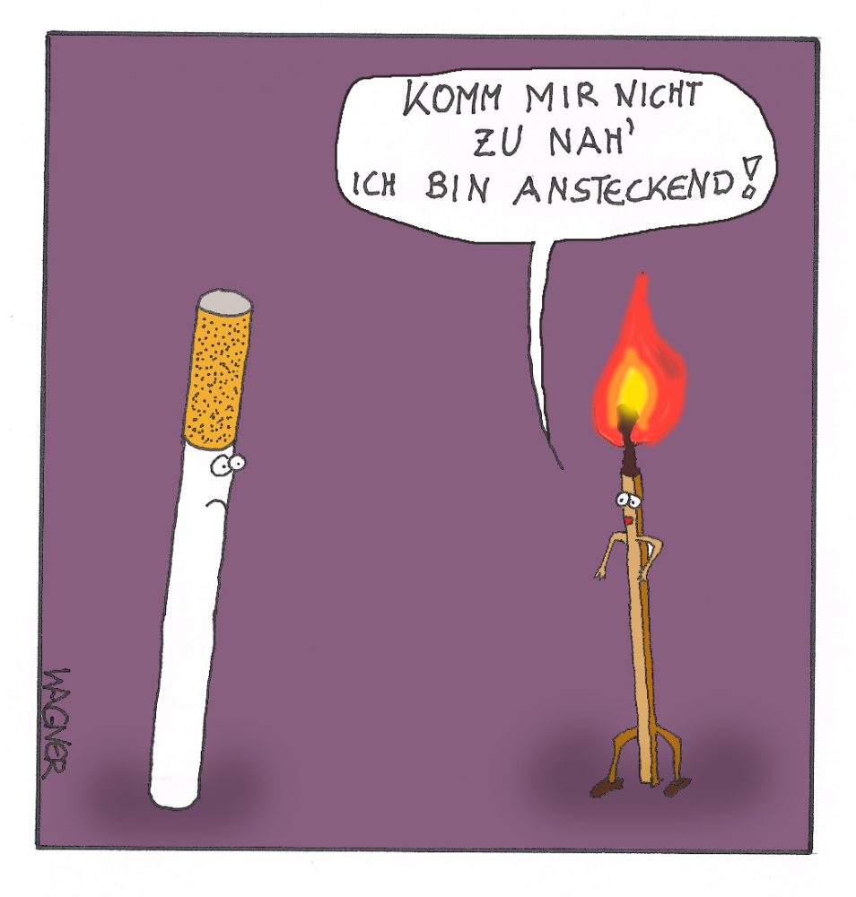 Cartoon: Ansteckend 1