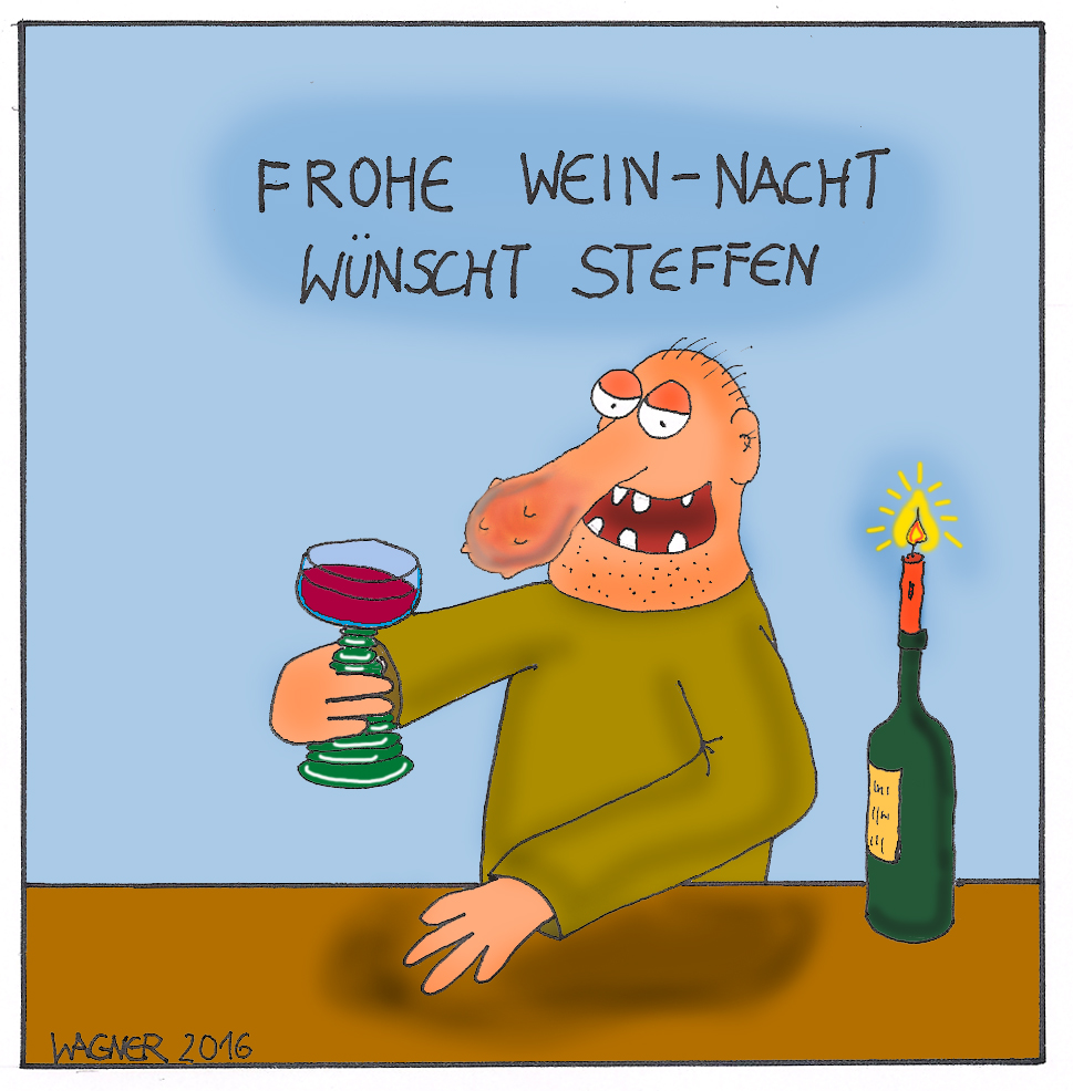 Cartoon: Weinnachtsgruß 1