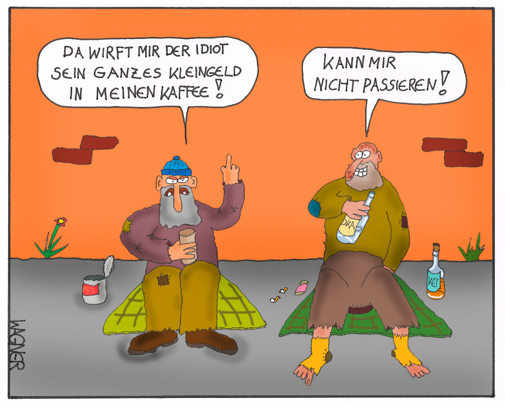 Cartoon: Clochards 1