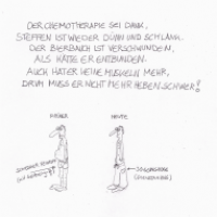 Gedicht mit Schmiererei
