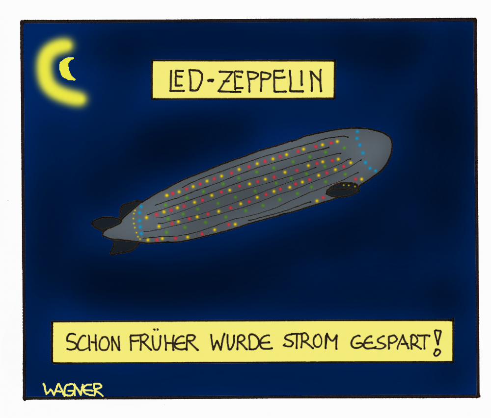 Cartoon: Strom sparen... 1