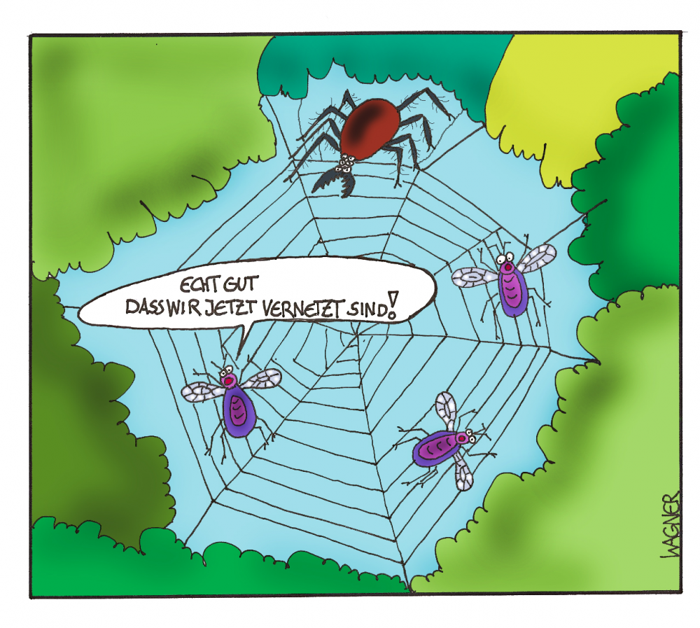 Cartoon: Netzwerk 1