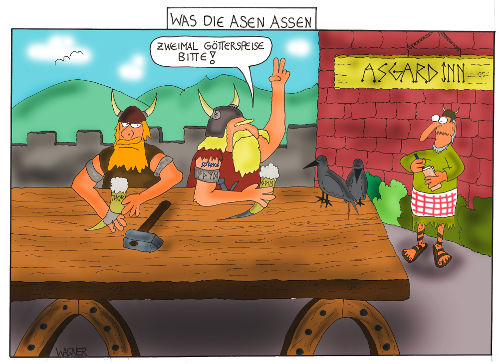 Cartoon: In Asgard 1