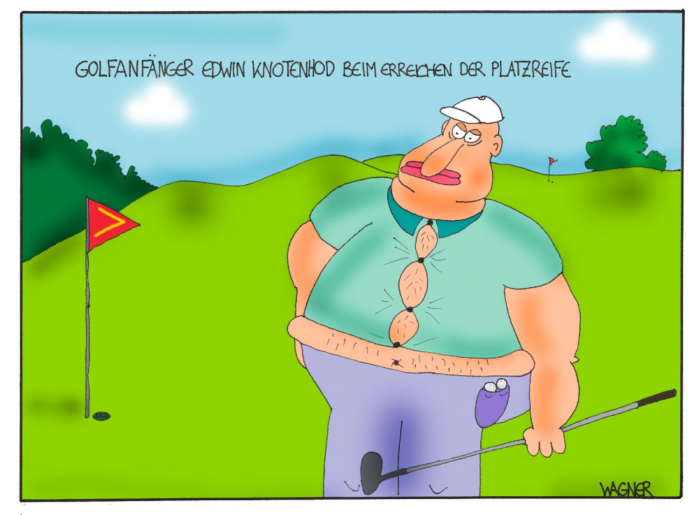 Cartoon: Golf 1