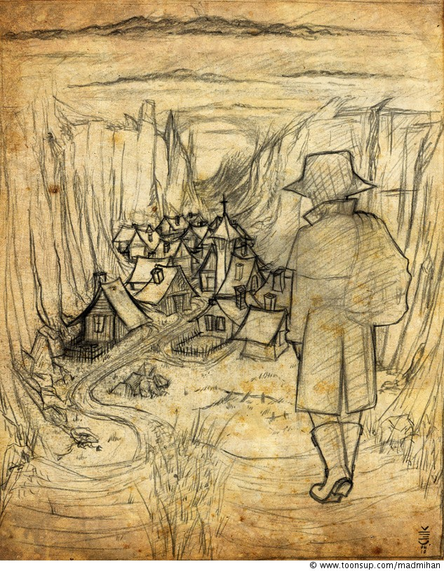 Concept Art / Character Design: Illustrationsskizze #1 1