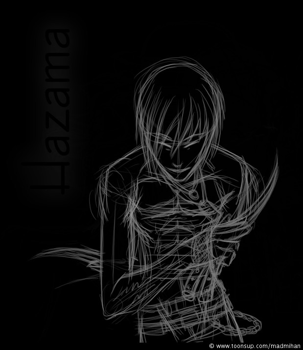 Concept Art / Character Design: Hazama 1