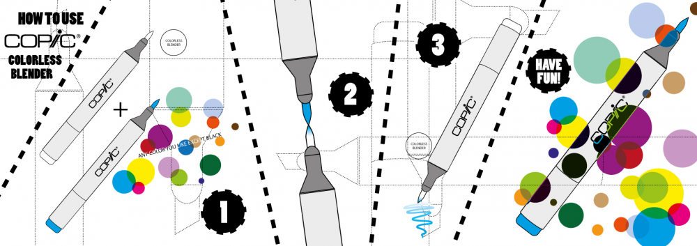 Illustration: How to use Copic Blender 1