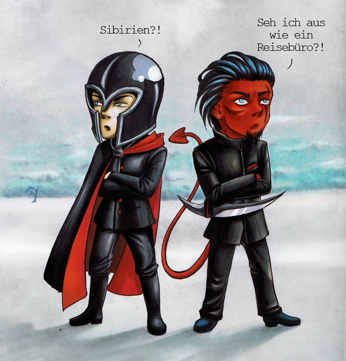Cartoon: Wo zum Henker hast du uns hinteleportiert?! 1