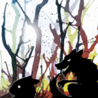 Hase und Wolf