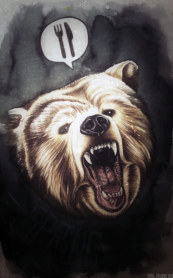 Illustration: Hungry Bear 1