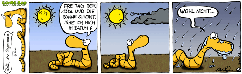Comic: Rolli im Regen, Teil 1 1