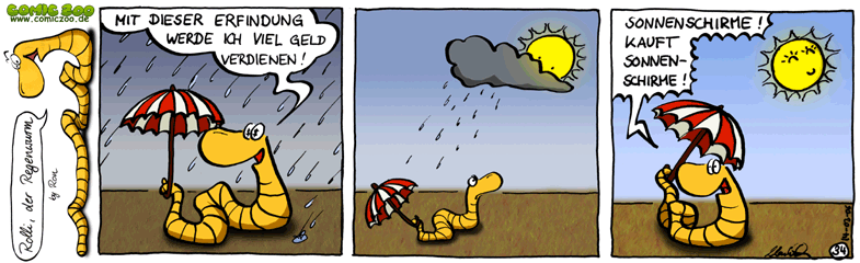 Comic: Rolli im Regen, Teil 1 6