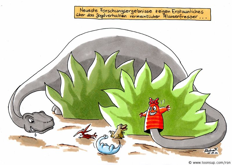 Cartoon: Brontosaurus 1
