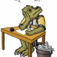 Bossk als Cartoonist
