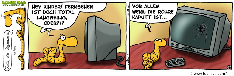 Comic: Rolli - Fernsehen 1