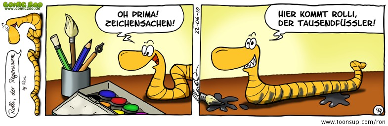 Comic: Rolli - Tausendfüßler 1