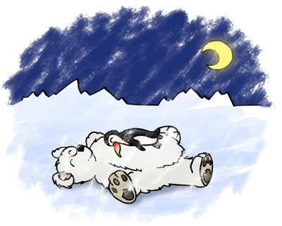 Illustration: Der Eisbär und der Pinguin 5