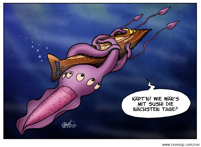 Cartoon: 20.000 Meilen unter dem Meer 1