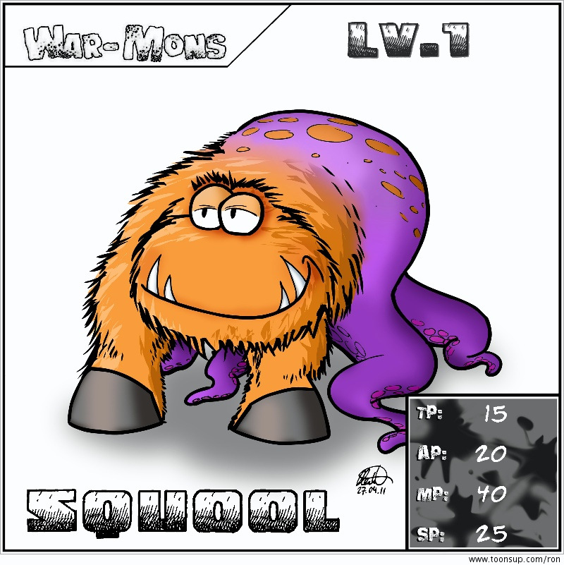 Illustration: War-Mon (Squool) 1