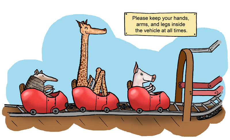 Cartoon: Rollercoaster 1