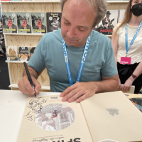 Foto: Erlangen 2022: Comic-Künstler bei der Arbeit 1