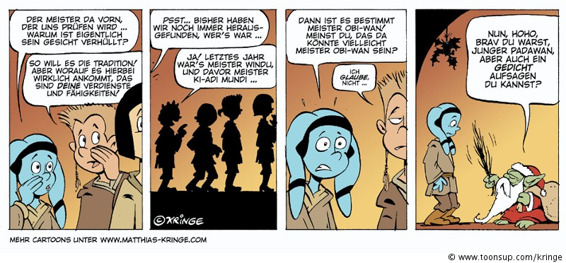 Cartoon: Santa Yoda 1