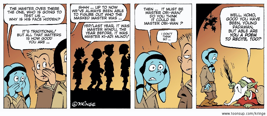 Cartoon: Santa Yoda 2