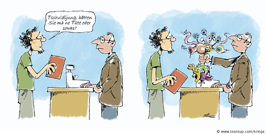 Cartoon: Tüte oder sowas 1