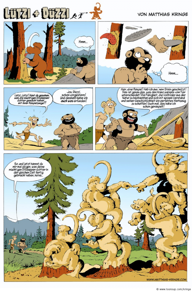 Comic: Lützi und Düzzi: Raspelkunst 1
