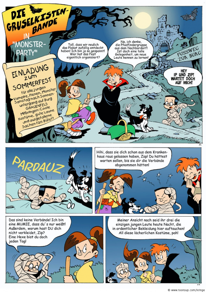 Comic: Monsterparty 1
