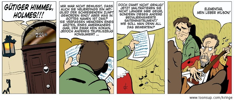 Cartoon: Gütiger Himmel, Holmes! 3
