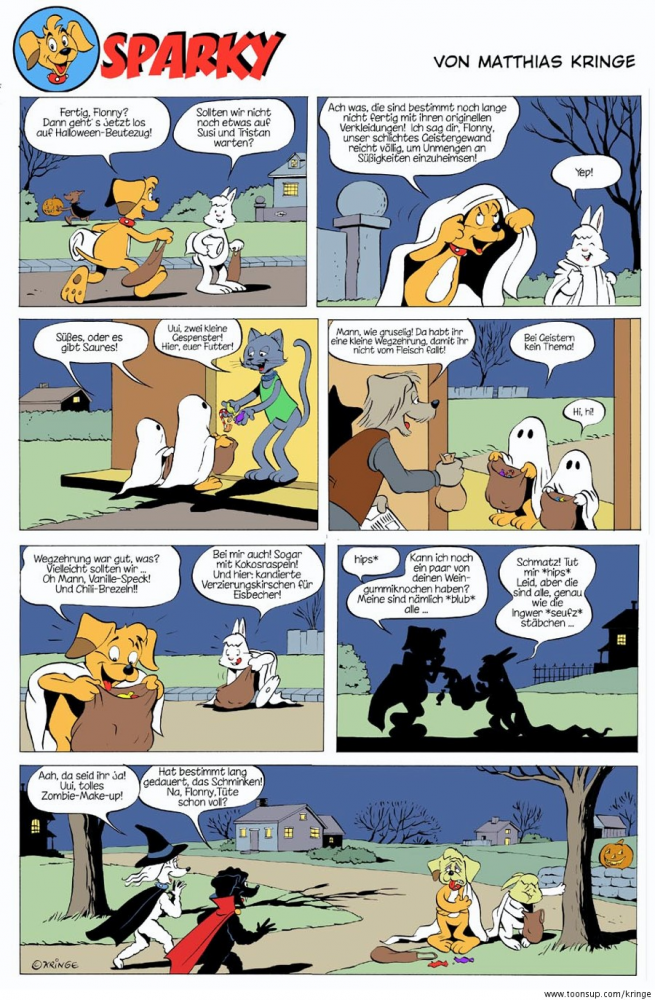 Comic: Sparky: Halloween 1