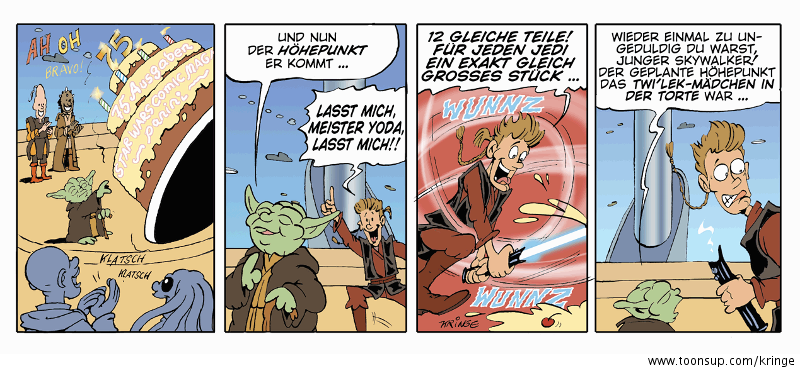 Cartoon: Spaß Wars Höhepunkt 1