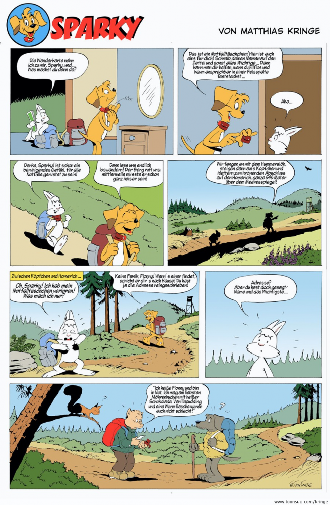 Comic: Sparky - Notfall 1