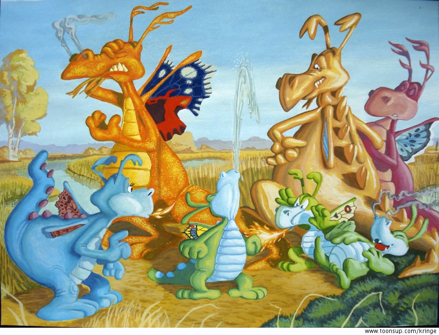 Illustration: Der Drache von Camelong 1