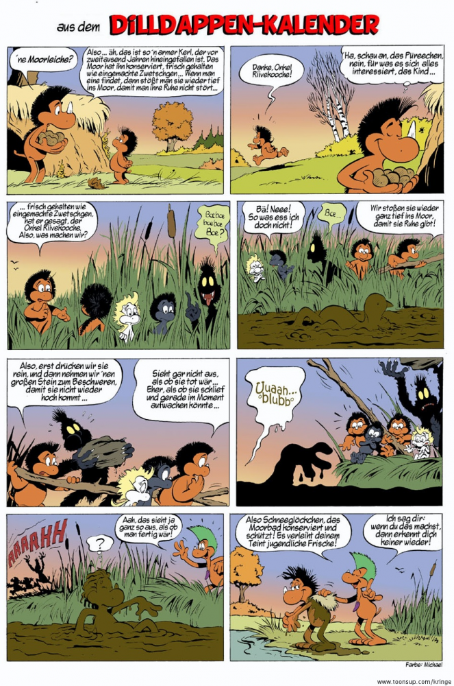 Comic: Dilldappen: Moorleiche 1