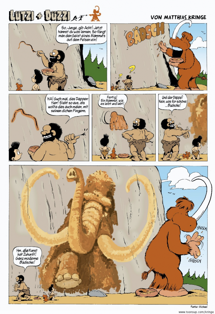 Comic: Lützi und Düzzi: Moderne Kunst 1