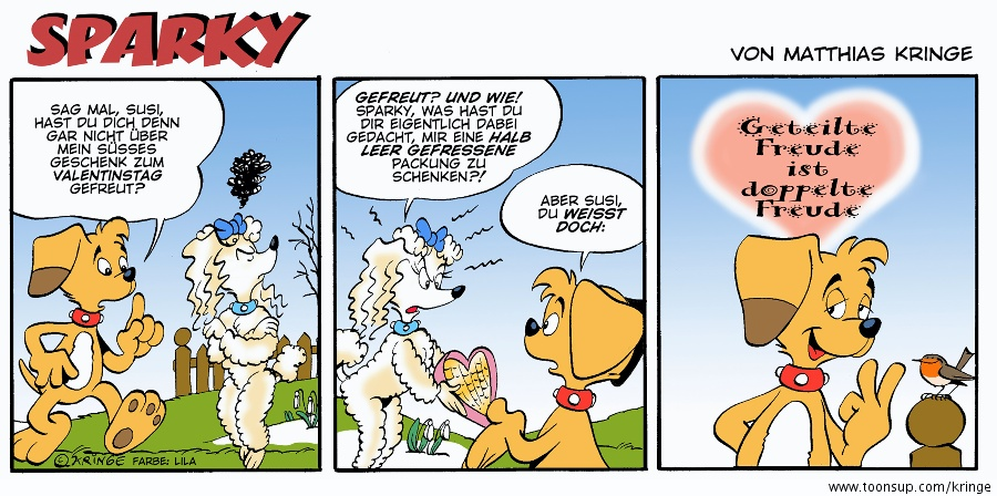Cartoon: Geteilte Freude 1