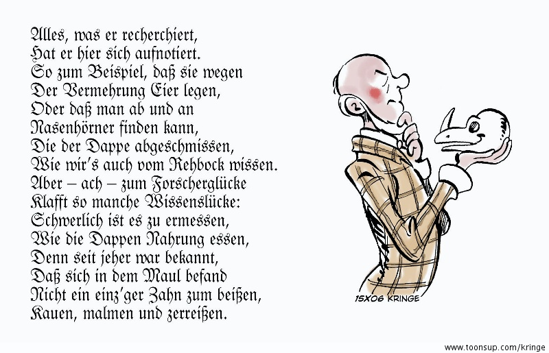Cartoon: Hommage an Wilhelm Busch 3